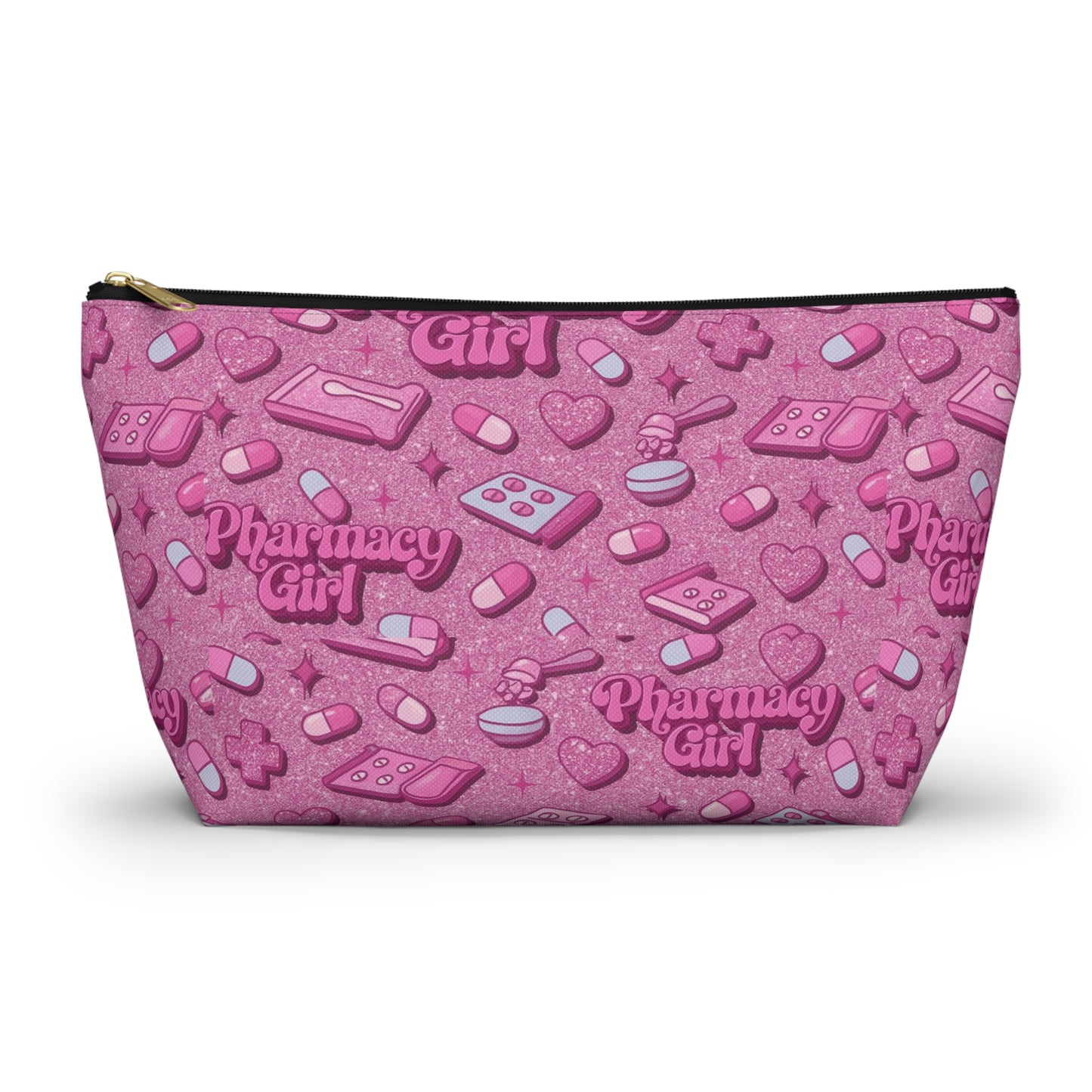 Pharmacy Girl "Pink Script" Travel Bag