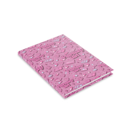 Pharmacy Girl "Pink Script" Hardcover Notebook