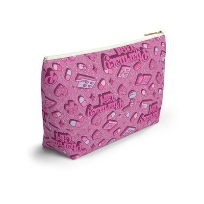 Pharmacy Girl "Pink Script" Travel Bag