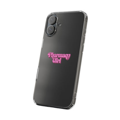 Pharmacy Girl Clear Phone Case