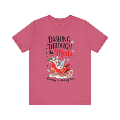 Pharmacy Girl "Dashing Through The Meds" Tee