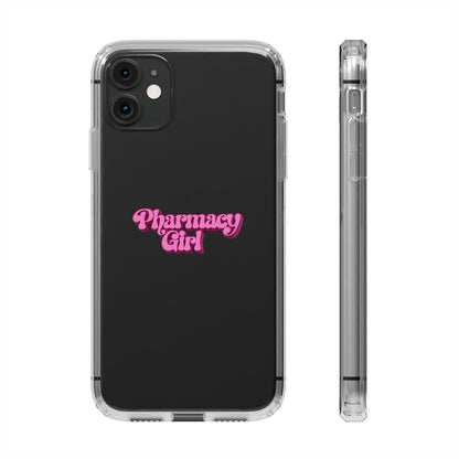 Pharmacy Girl Clear Phone Case