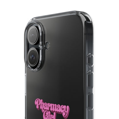 Pharmacy Girl Clear Phone Case